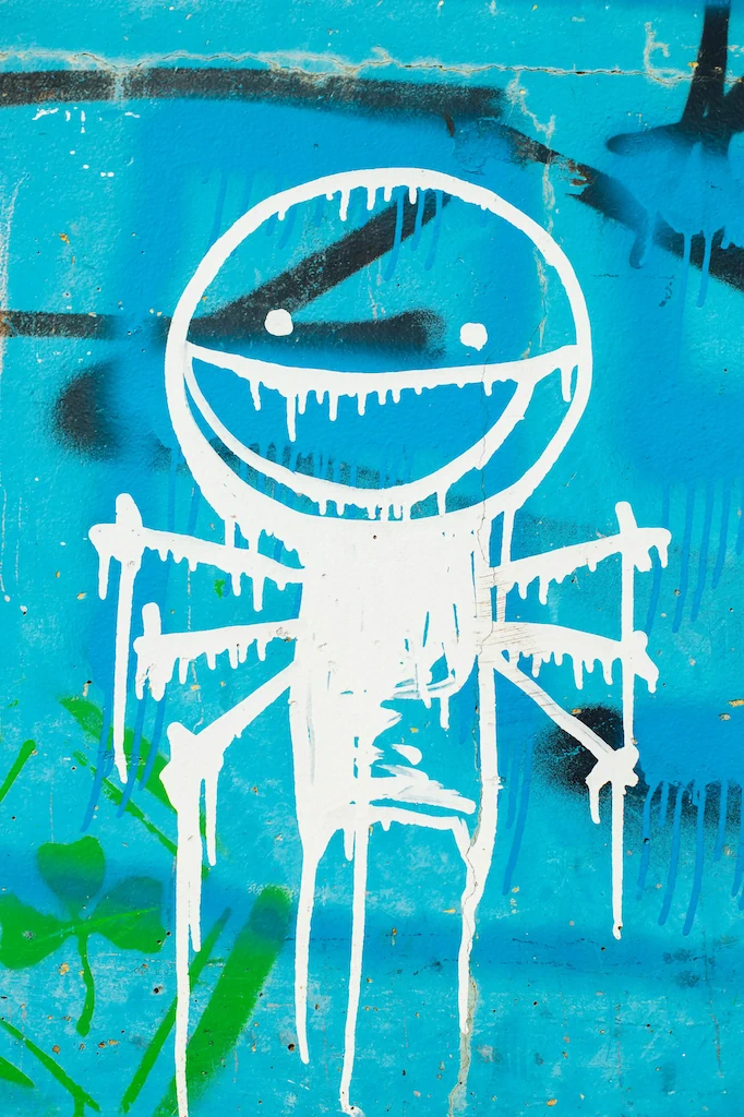 Happy stick man